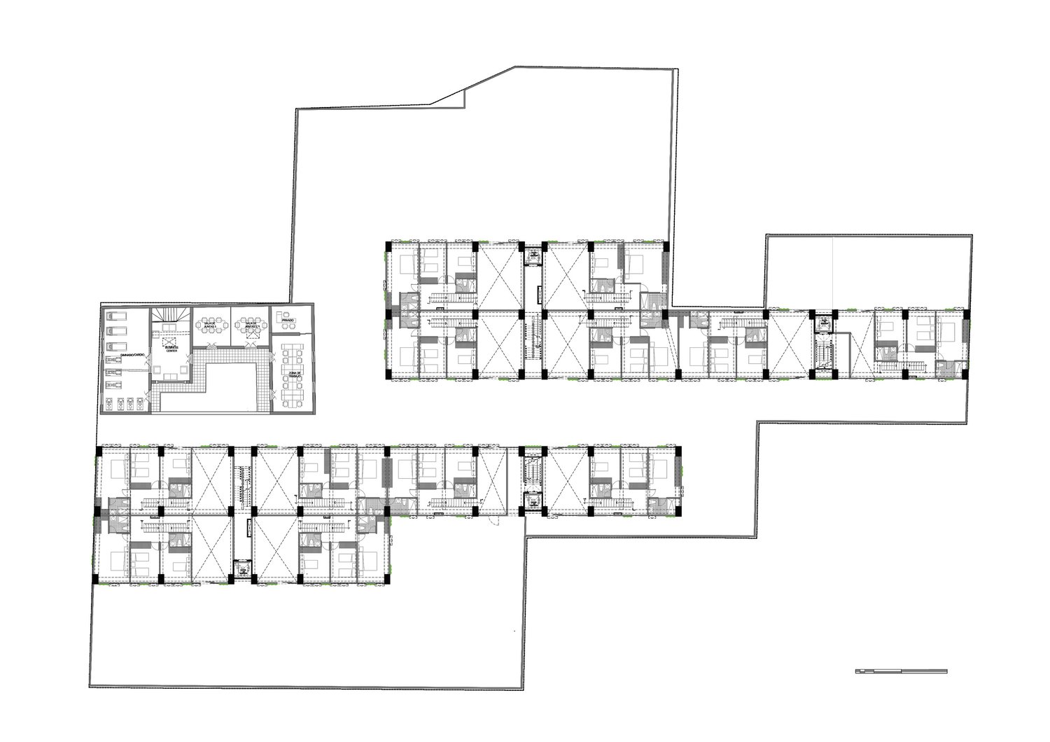 Penthouse Upper Lever Plan | BRAG arquitectos