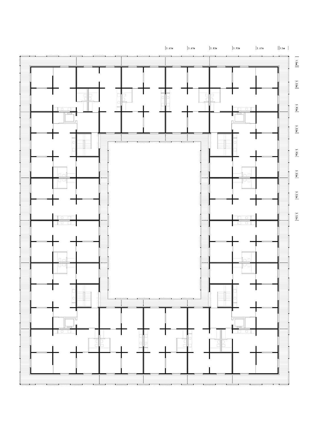 Pianta tipo | PERIS+TORAL ARQUITECTES