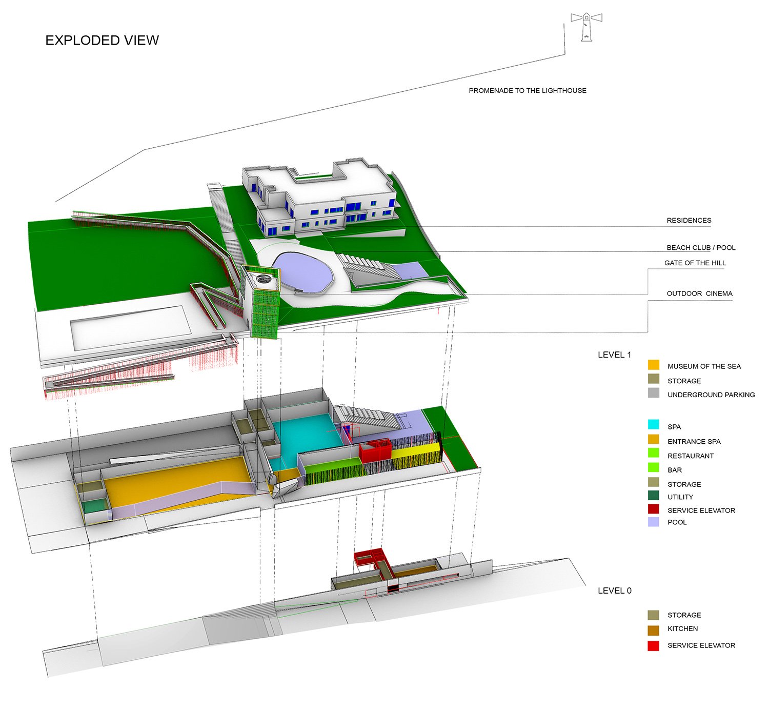 exploded view | Courtesy of Laboratorio Architettura Semerano