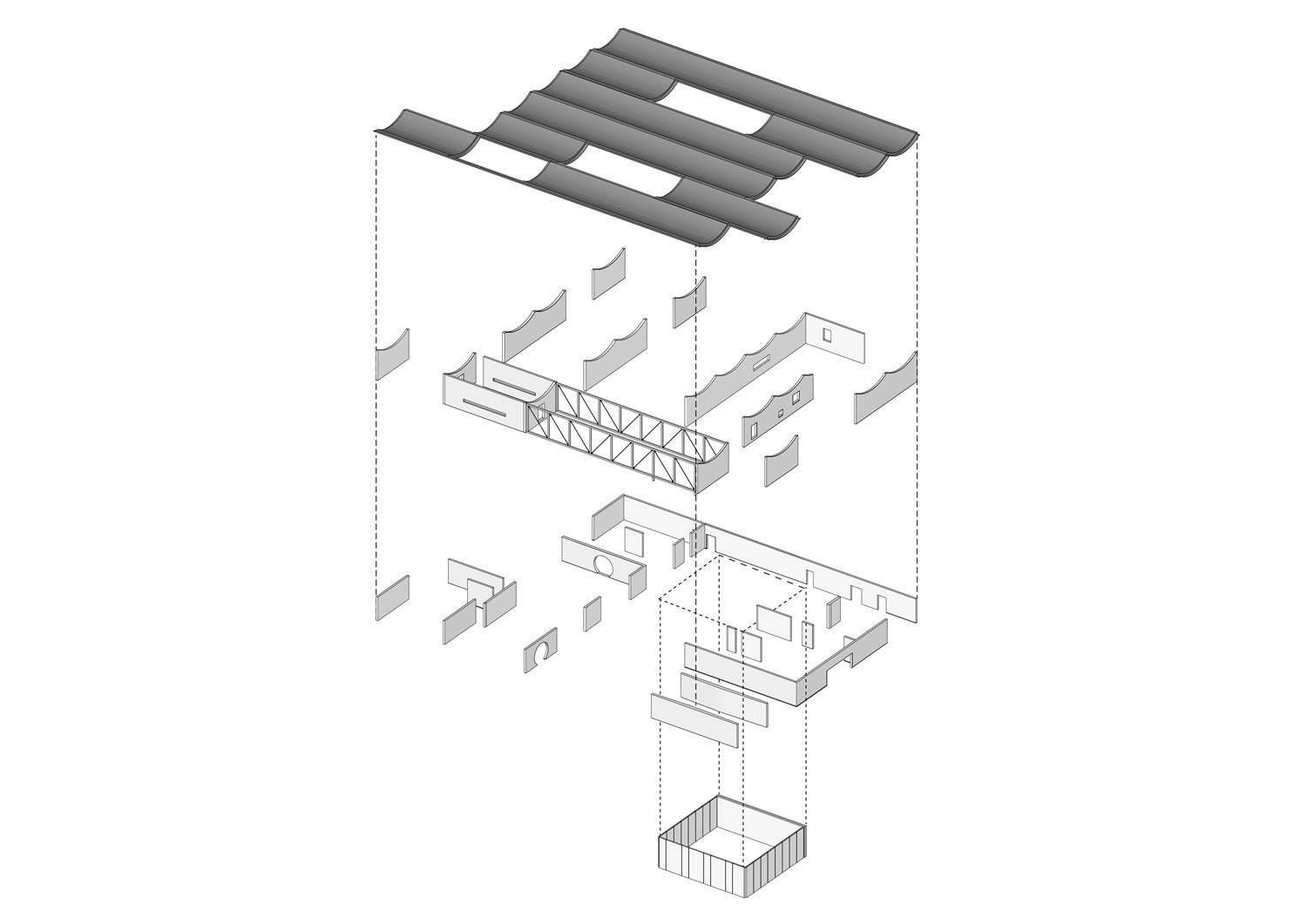 axonometric drawing | Scenic Architecture Office