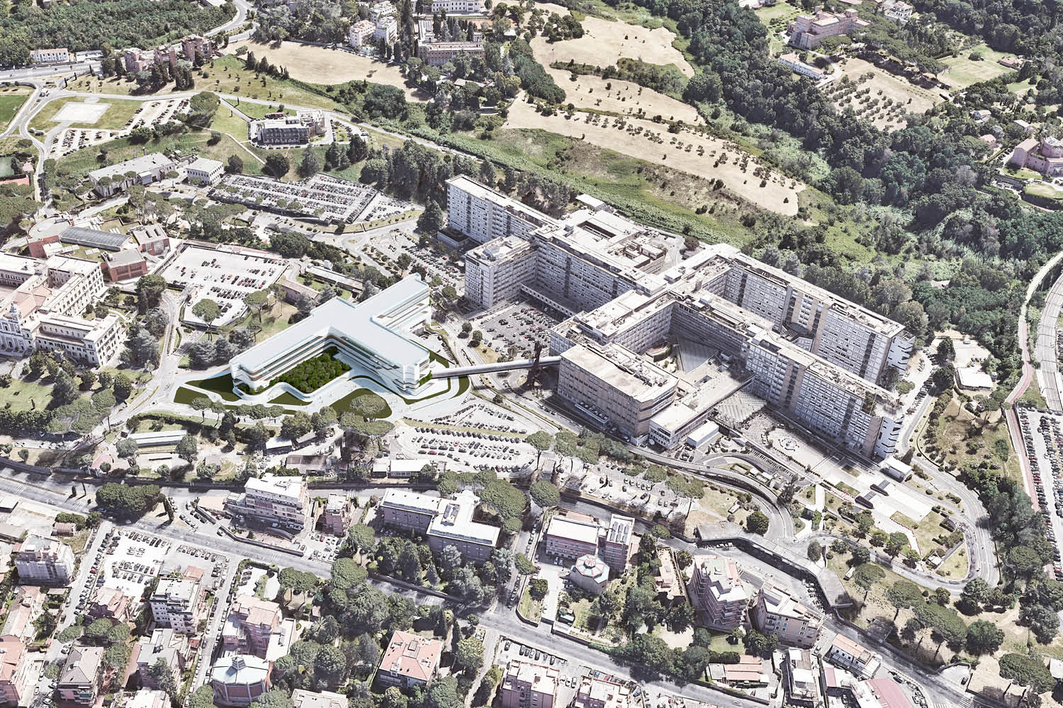 New Gemelli Private Hospital, Roma - Inquadramento | Binini Partners