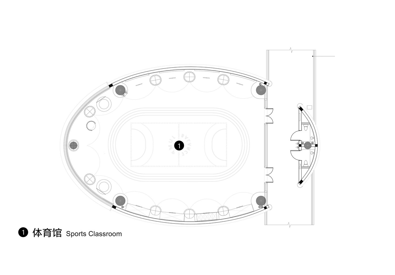 Sports Classroom Floor Plan | X+Living