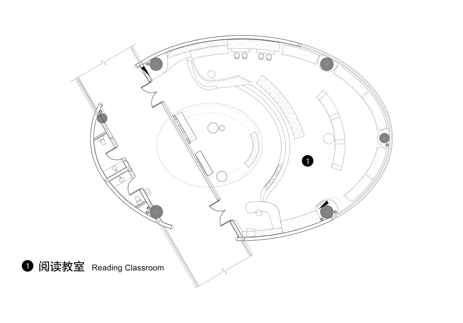 Reading Classroom Floor Plan | X+Living