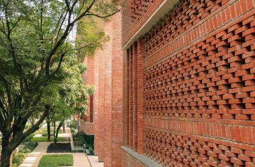 Materiality and affordability were addressed by selecting exposed brickwork | Morphogenesis