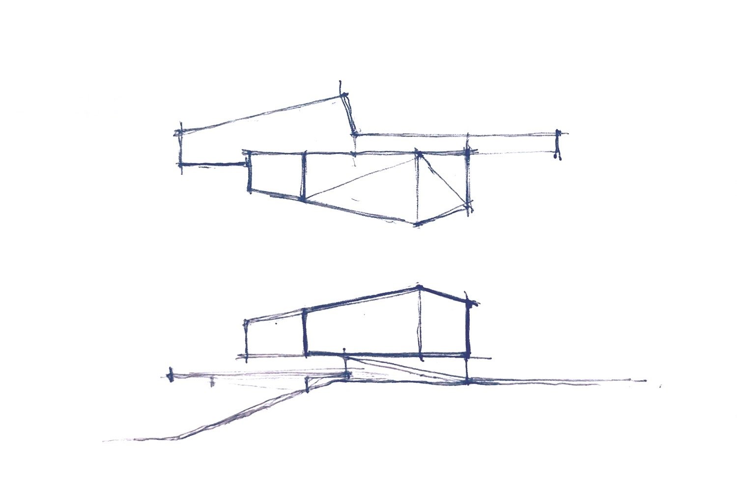 Skyview Chalets Toblacher See_Sketch | Paolo Scoglio