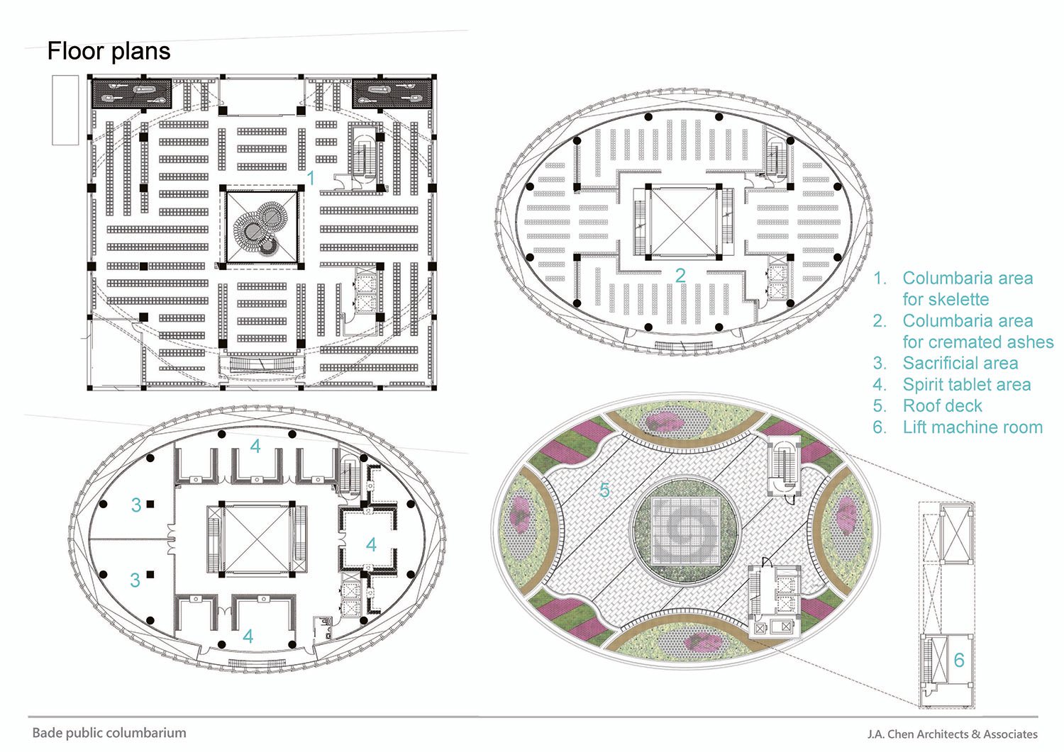 Floor plans | J. A. Chen Architects & Associates