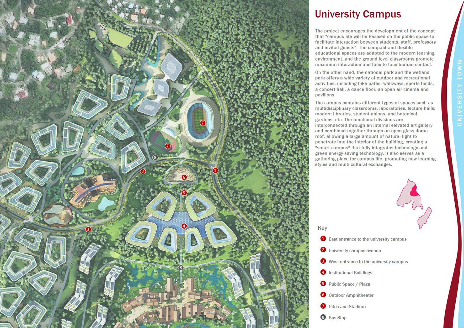 University campus plan | BAI Design International