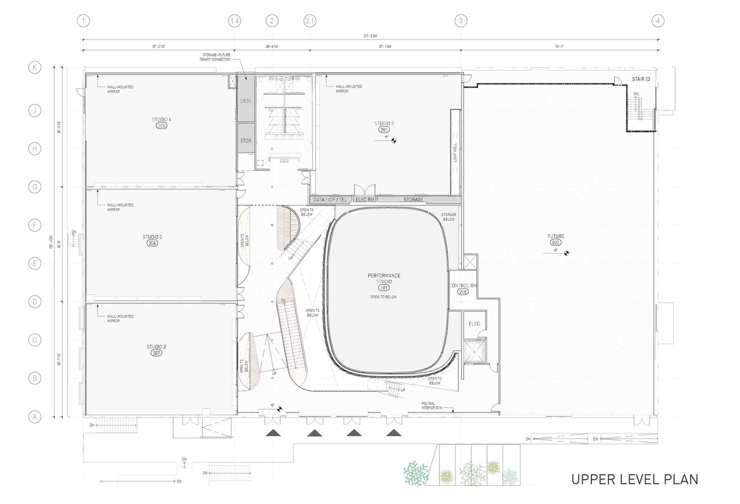 Sandi Simon Center for Dance Plan | Lorcan O'Herlihy Architects [LOHA]