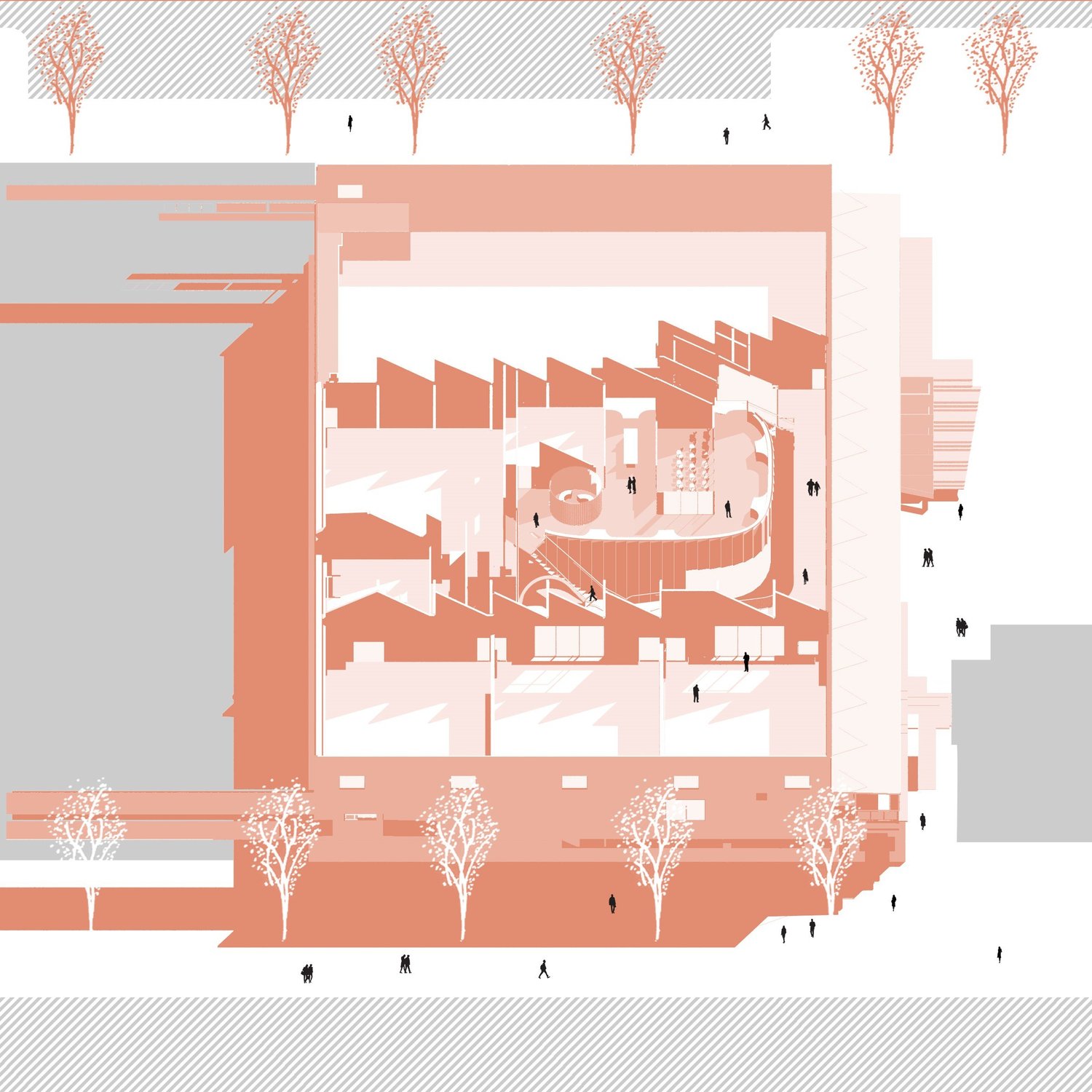 Sandi Simon Center for Dance Pantone | Lorcan O'Herlihy Architects [LOHA]