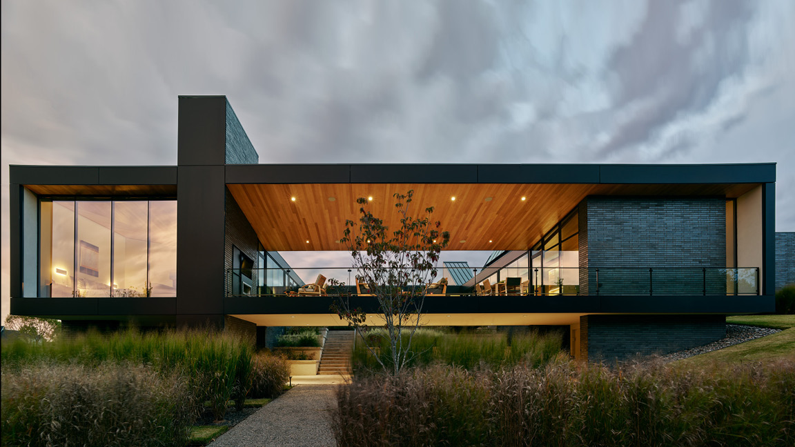 Rear of House at Sunset | Tim Hursley