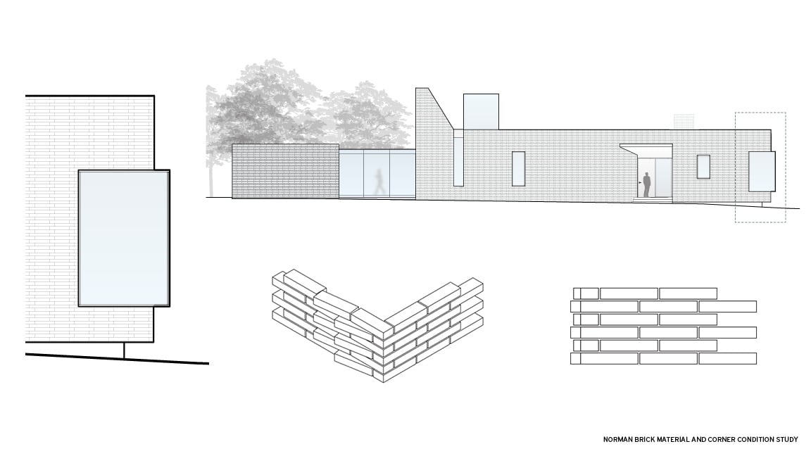 Norman Brick Material and Corner Condition Study | Marlon Blackwell Architects