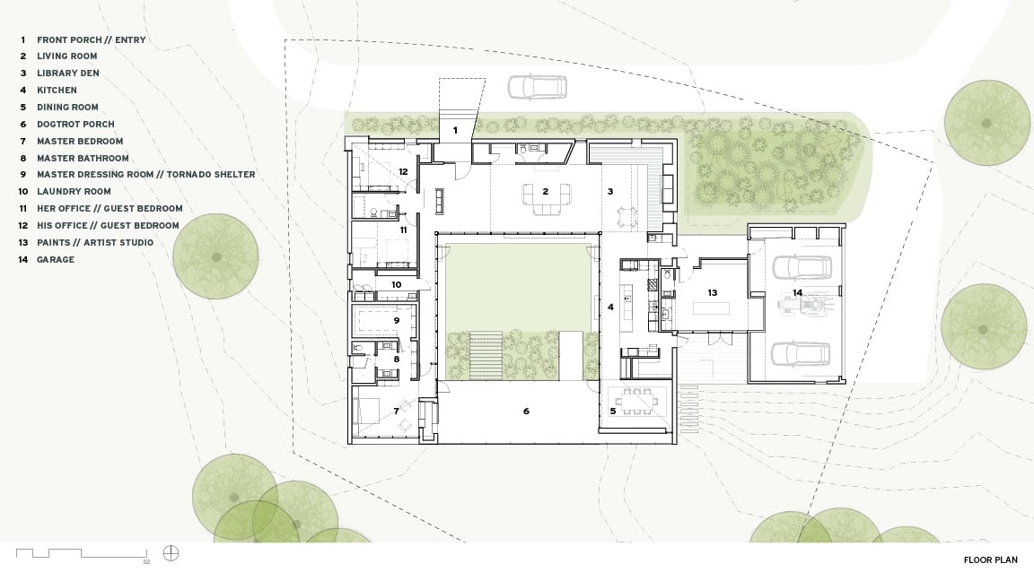 Floor Plan | Marlon Blackwell Architects