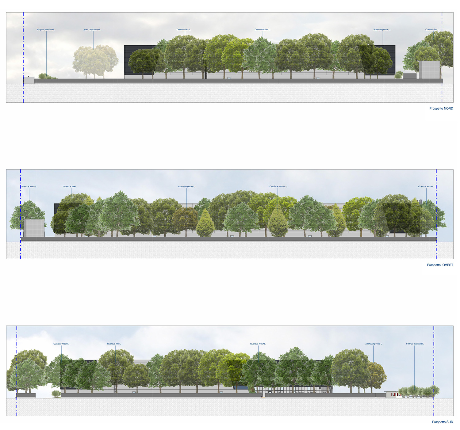 Landscape elevations WHC | Ing. Filippo Salis, Arch. Stefania Mannironi, Ing. Emanuela Plasmati, Arch. Irem Okandan, Ing. Caterina Panteghini, Ing. Paolo Faccioli