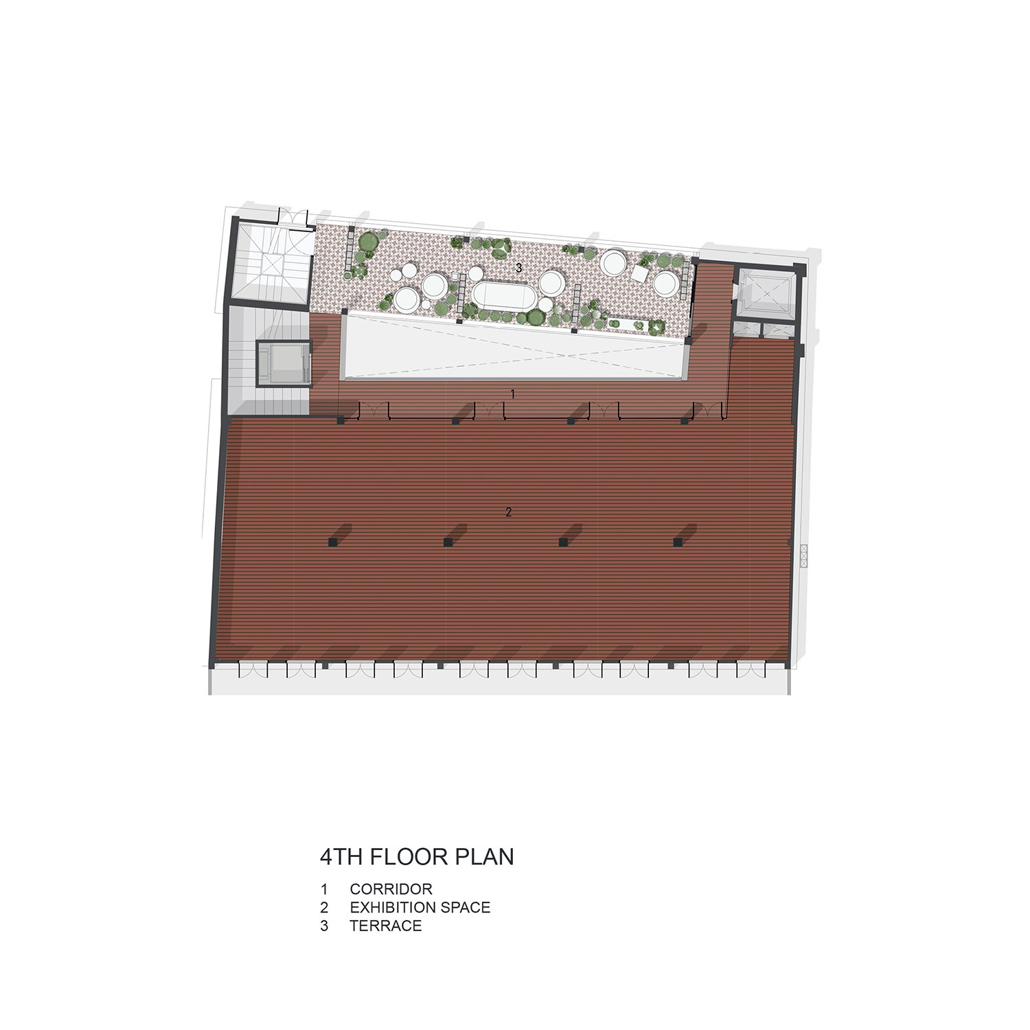 Fourth floor plan | Stu/D/O Architects
