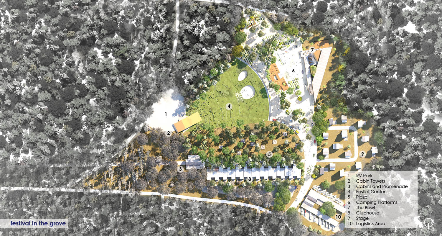 festival in the grove: plan | University of Arkansas Community Design Center