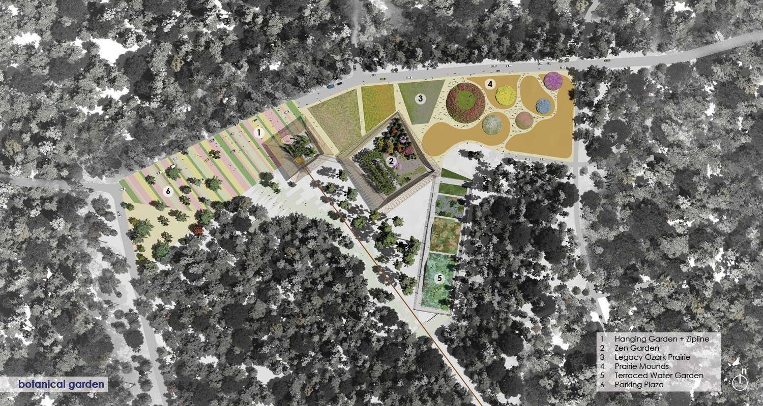 botanical garden: plan | University of Arkansas Community Design Center