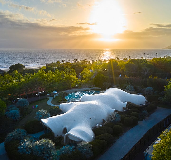 drone shot at sunset | Binishells