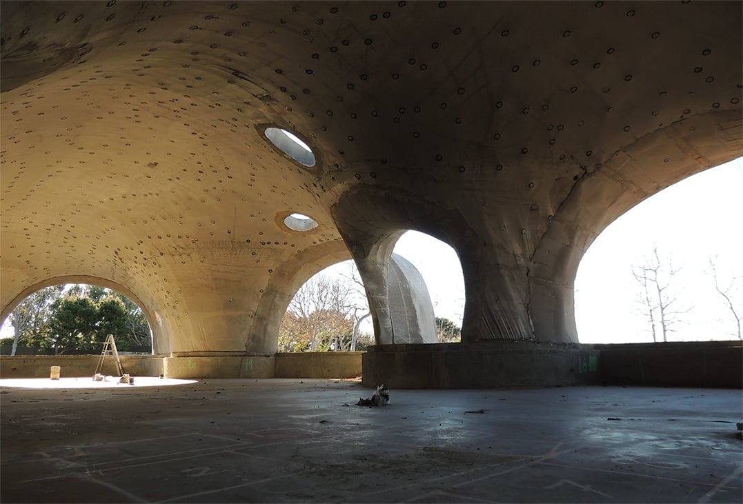 interior of the completed shell | Binishells