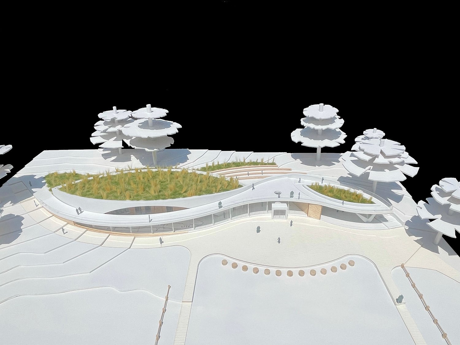 Photograph of study model from above | ikon.5 architects