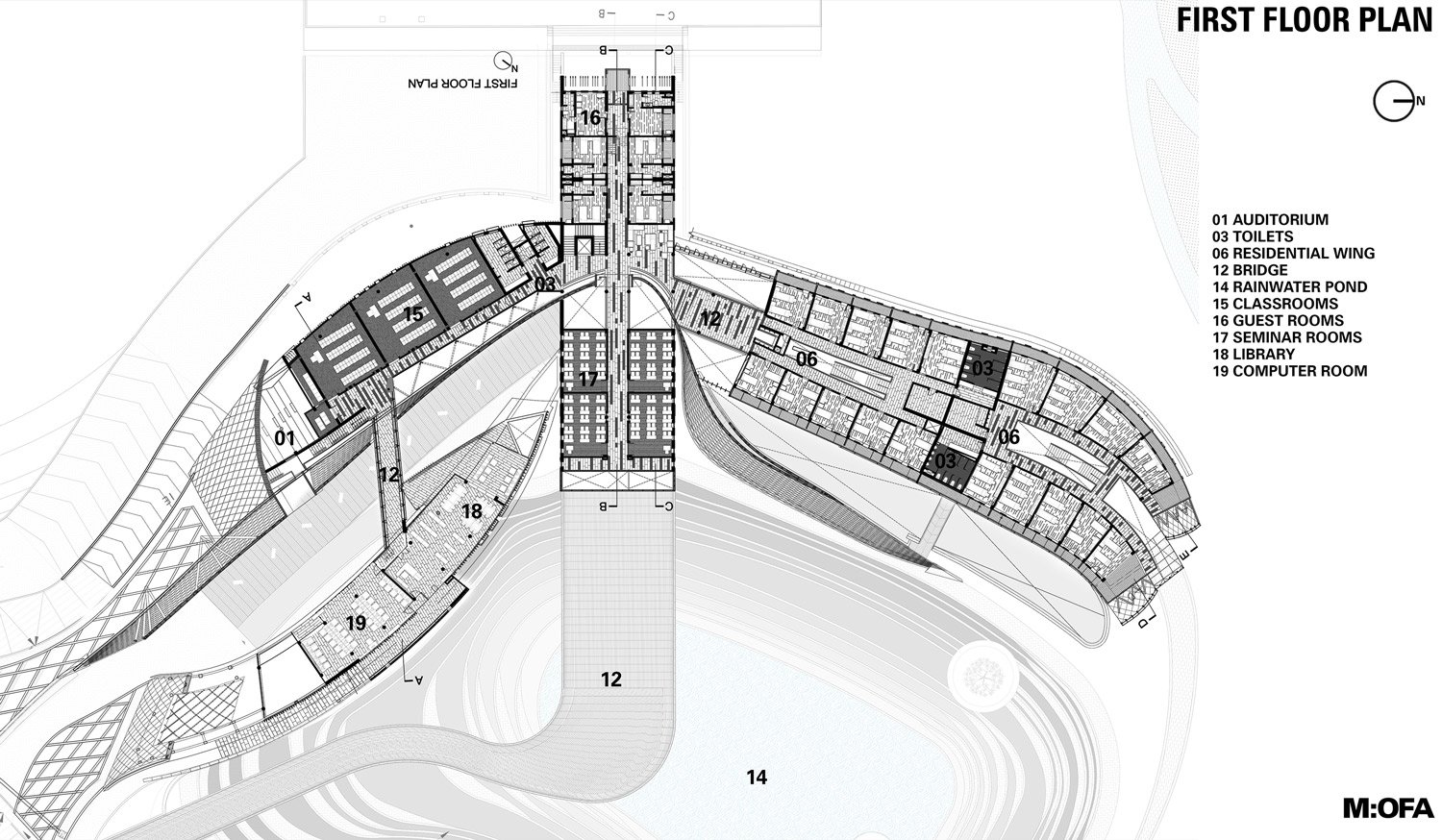First floor plan | © MOFA Studios