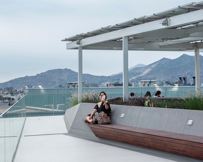 View of rooftop terrace | Eleazar Cuadros