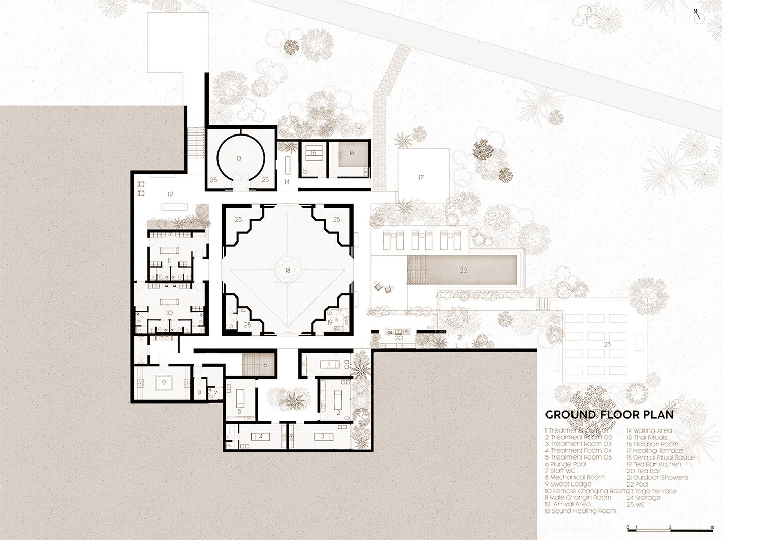 Ritual Space General Layout | GEOMIM
