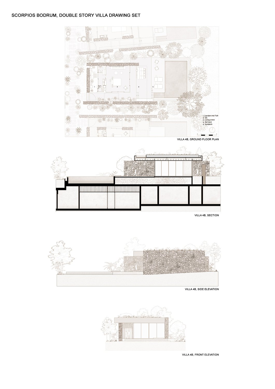 Villa Plans and Sections | GEOMIM