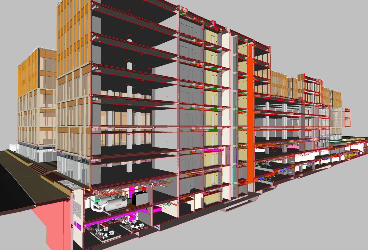 palas campus bim modeling | yazgan design