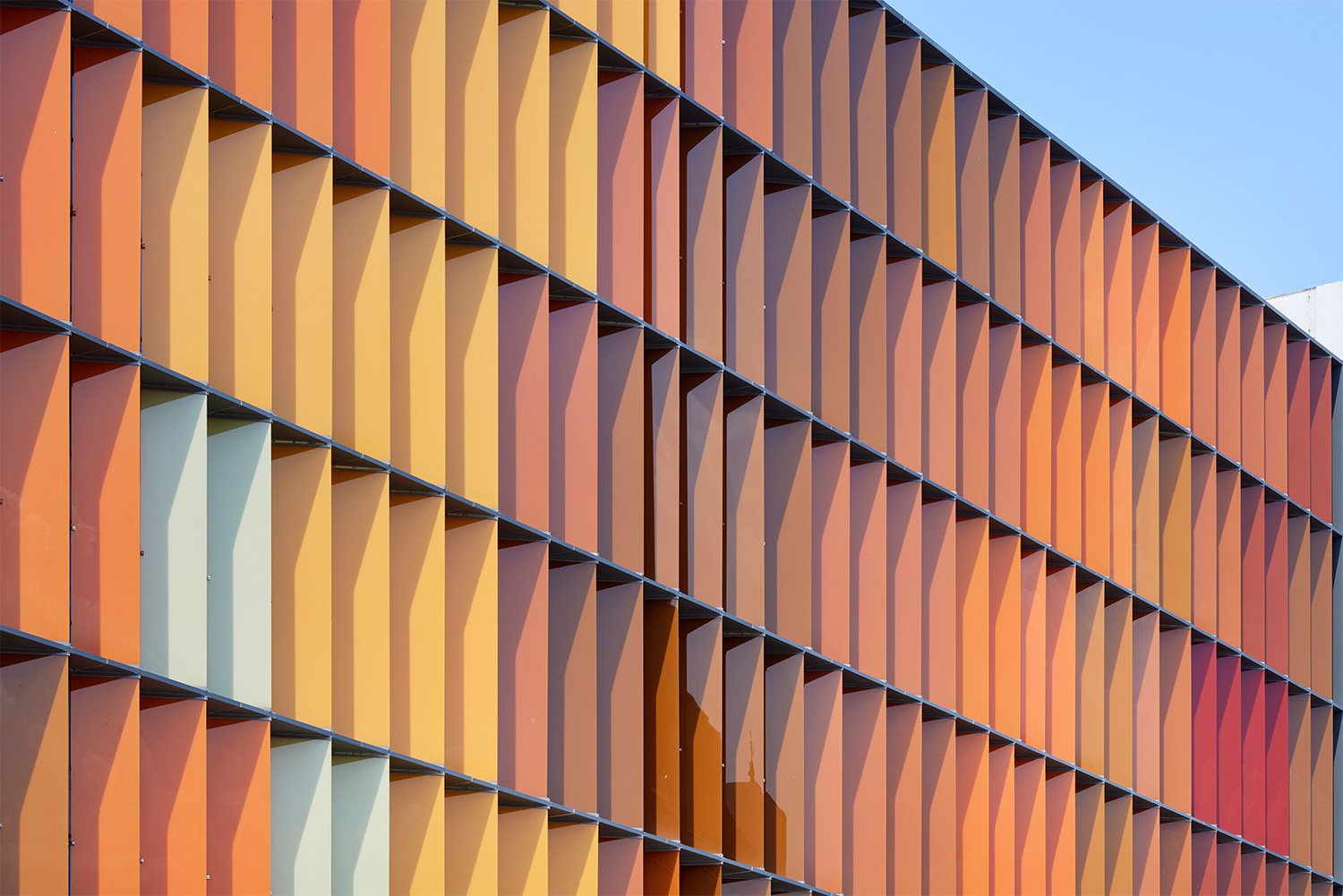 The façade design is inspired by the seven swaras (Indian classical music notes) and tiger's skin grooves | Paul Raftery
