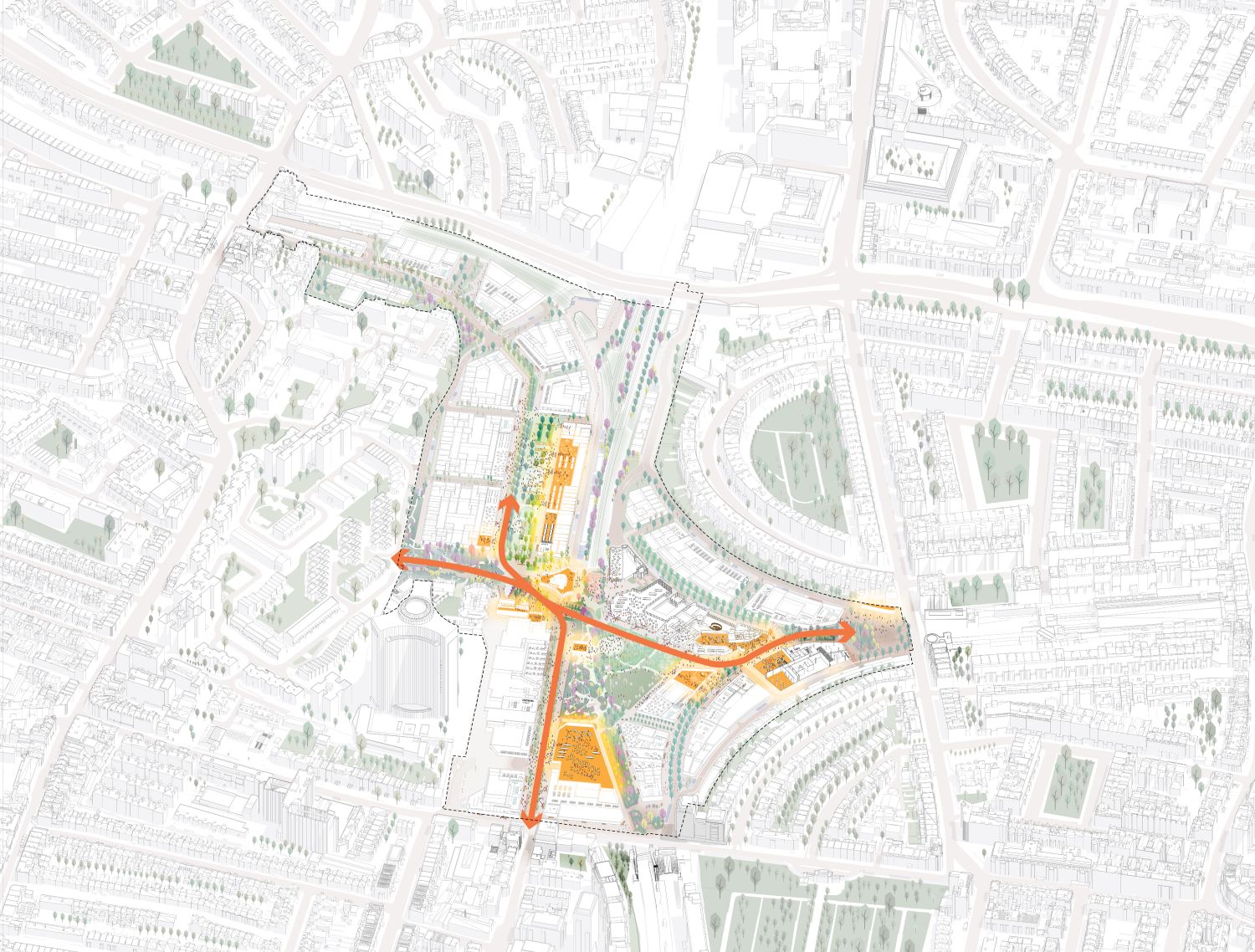 Earls Court illustrative cutaway, culture | Earls Court Development Company