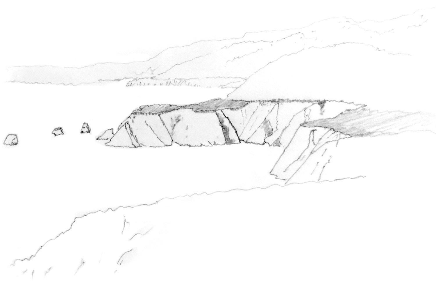 Cliff sketch | Field Architecture