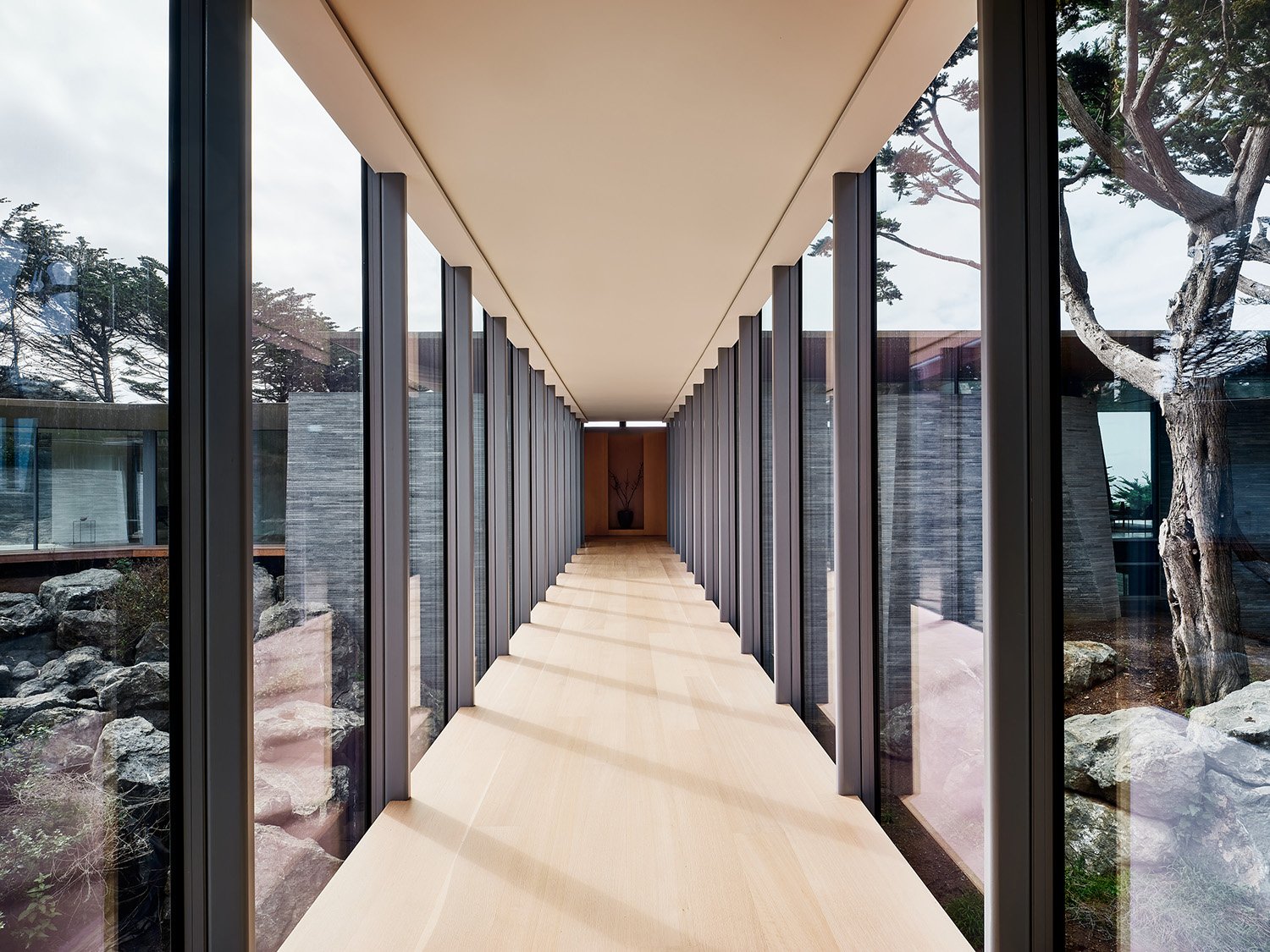 A view through the bridge over the restored ravine. | Joe Fletcher
