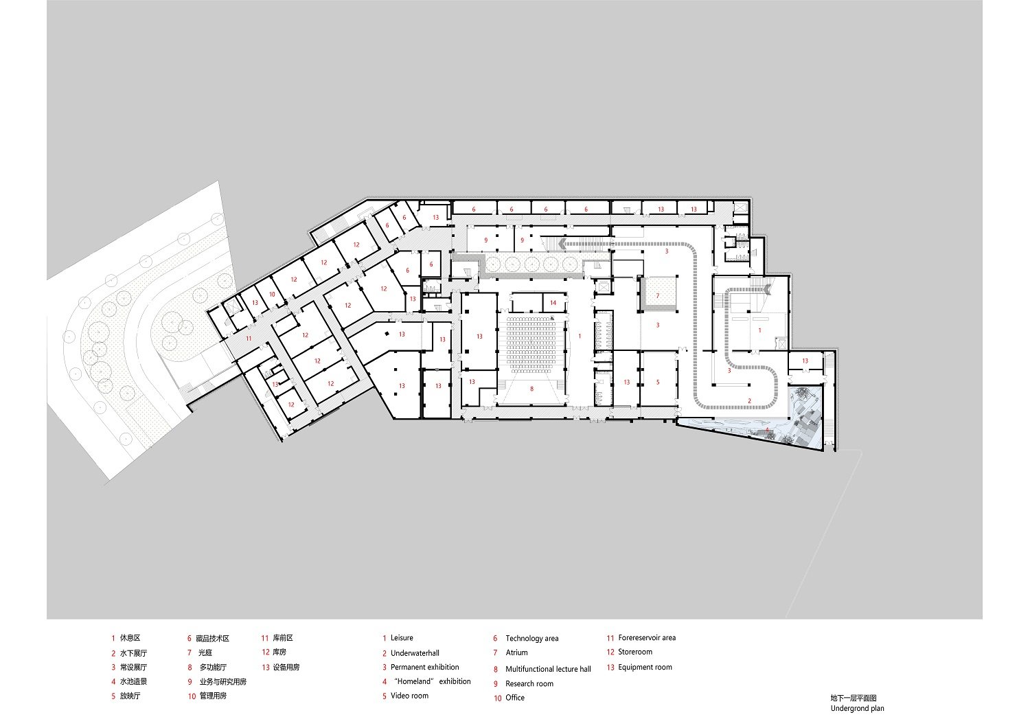 Underground floor plan | Lab.C.
