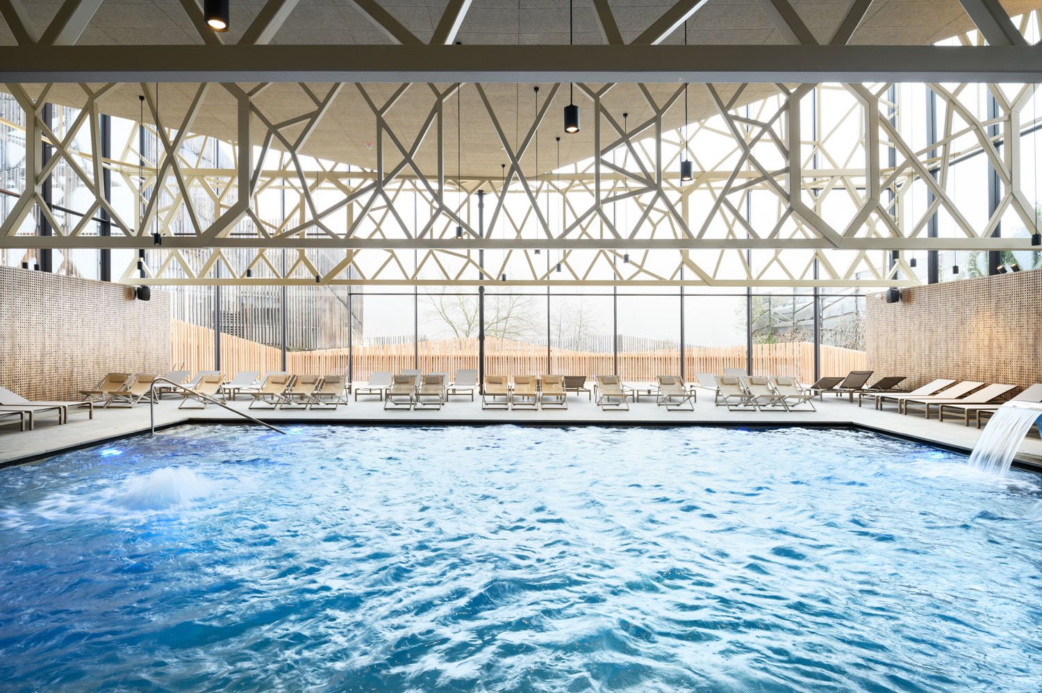 Wellness Vodian - wellness pool area | Miran Kambič