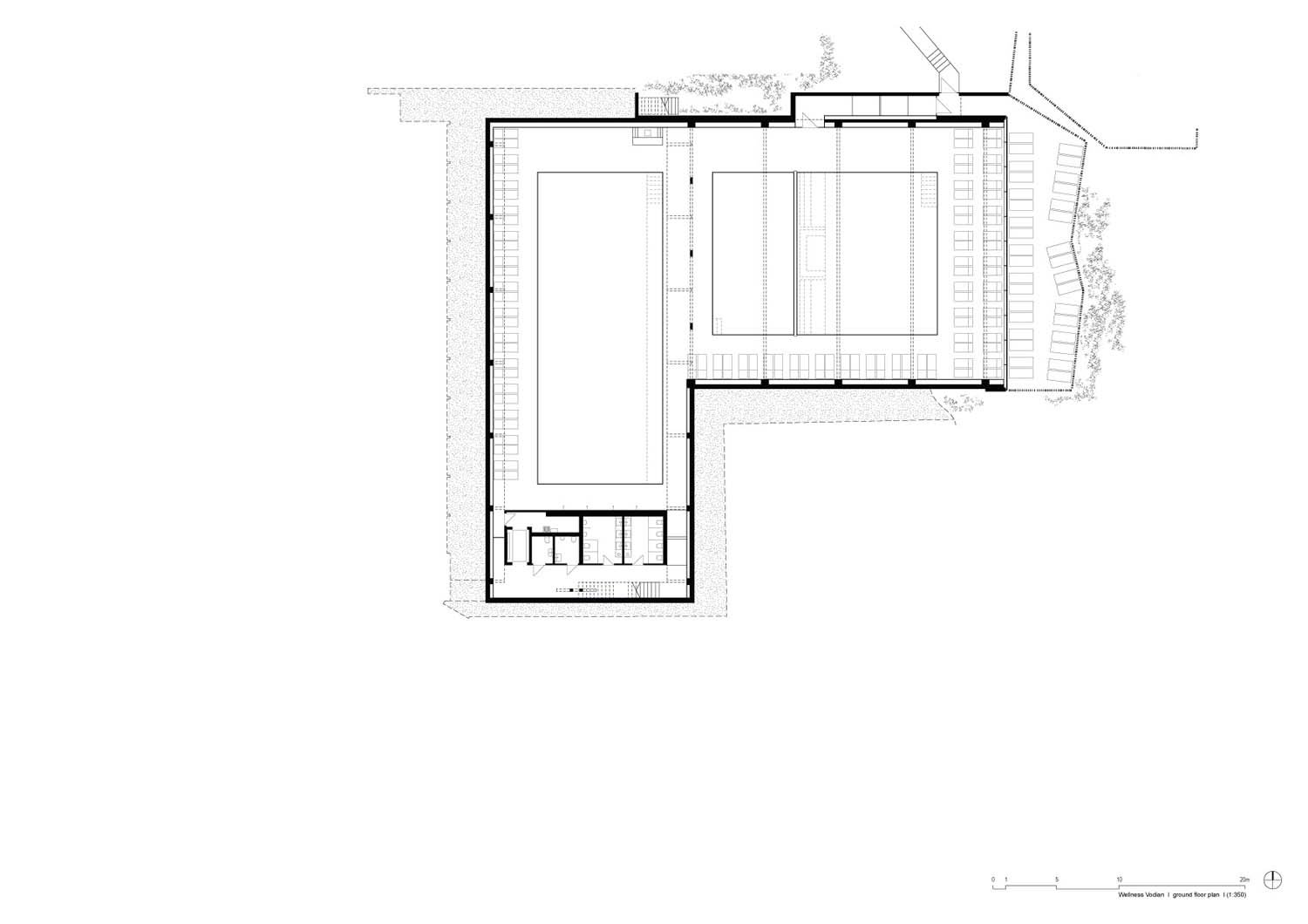 WELLNESS VODIAN - ground floor plan | Enota