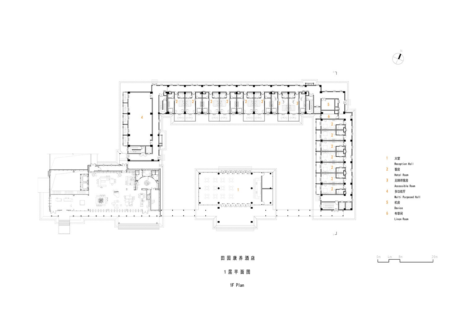 1F Plan | Yijian Architects