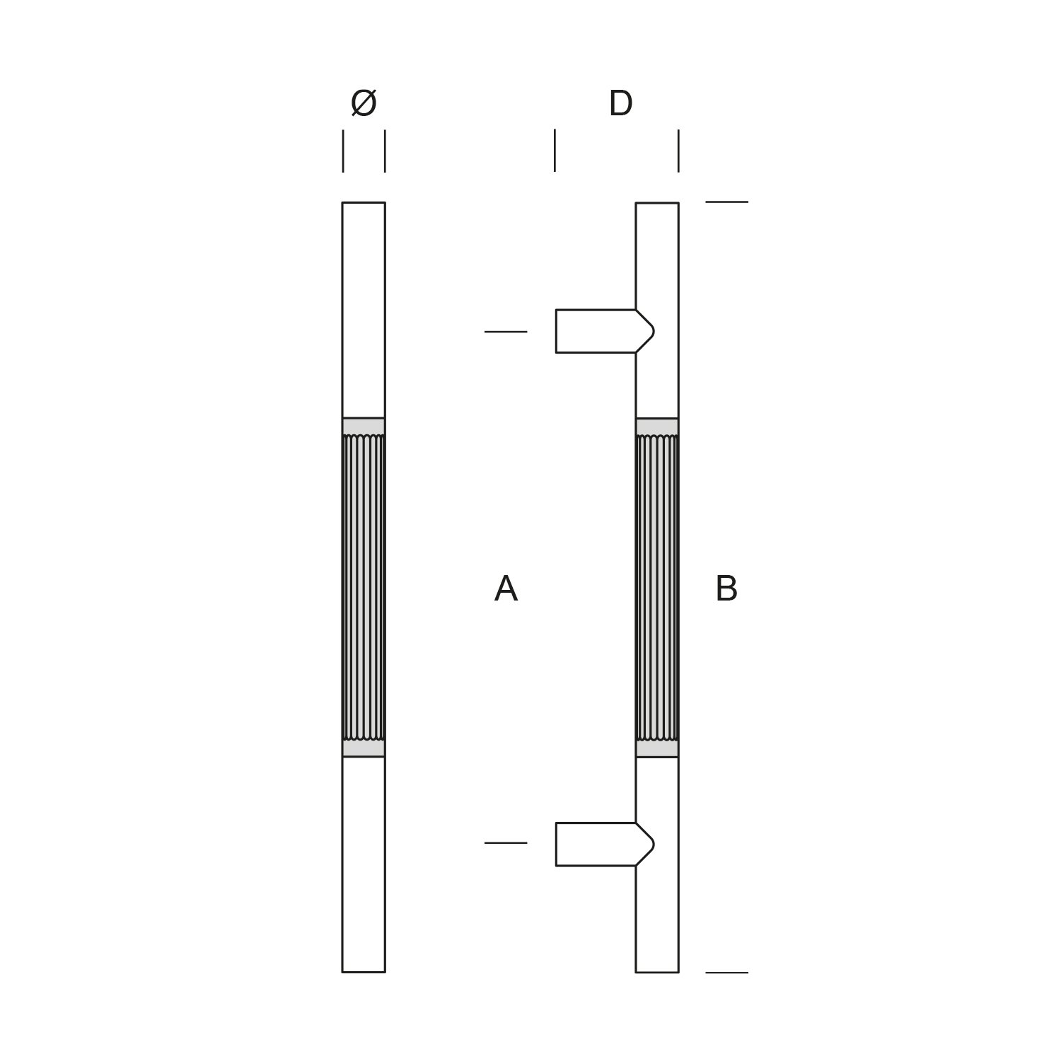 TOCCO: T pull with faceted grip | pba