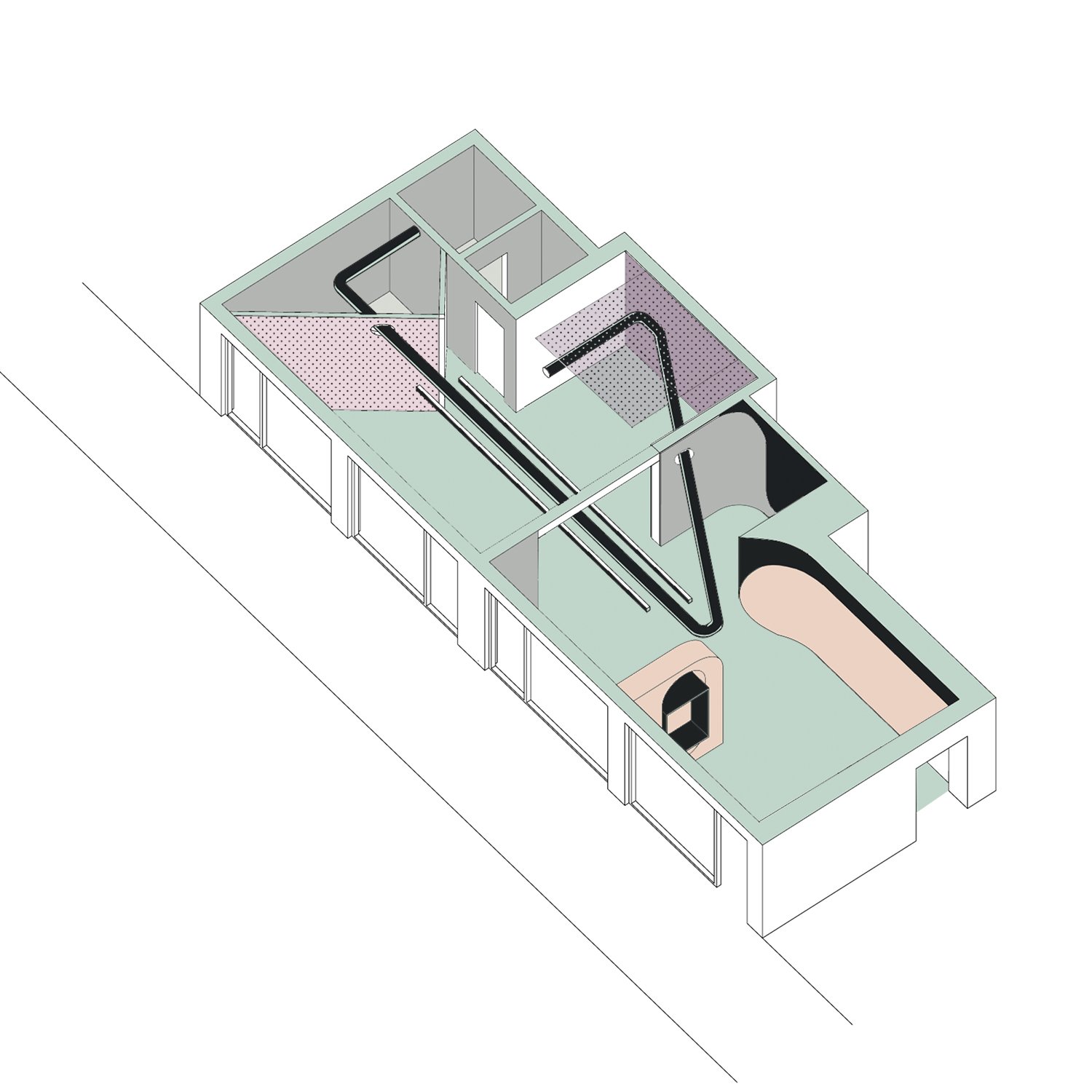 Axonometric rappresentation from top | JEEQQU