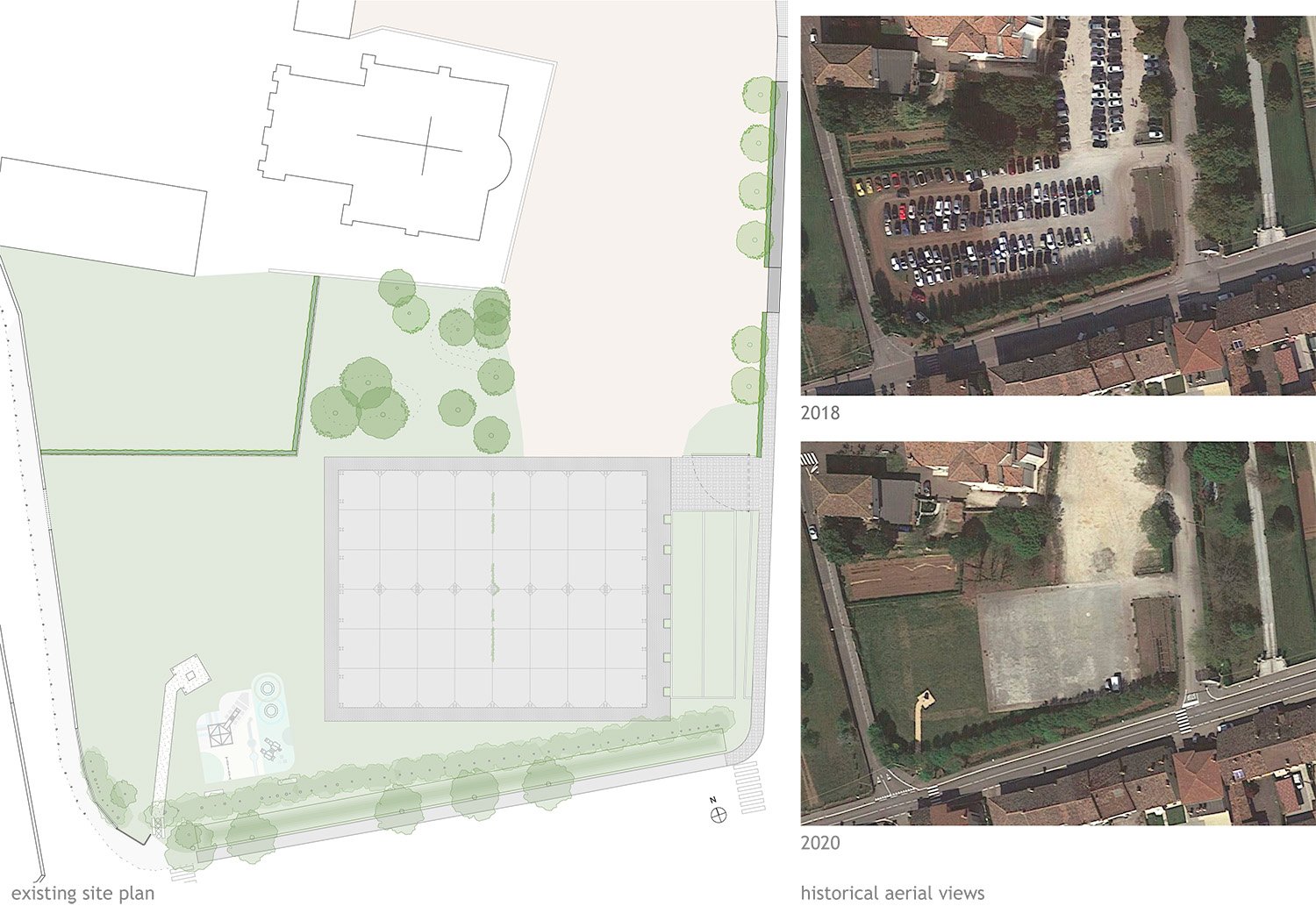 Existing site plan | Arbau Studio + Camilla Zanarotti