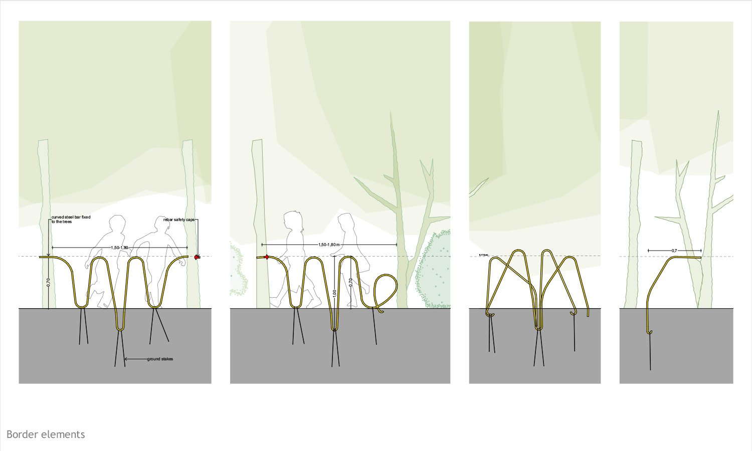 Border elements details | Arbau Studio + Camilla Zanarotti