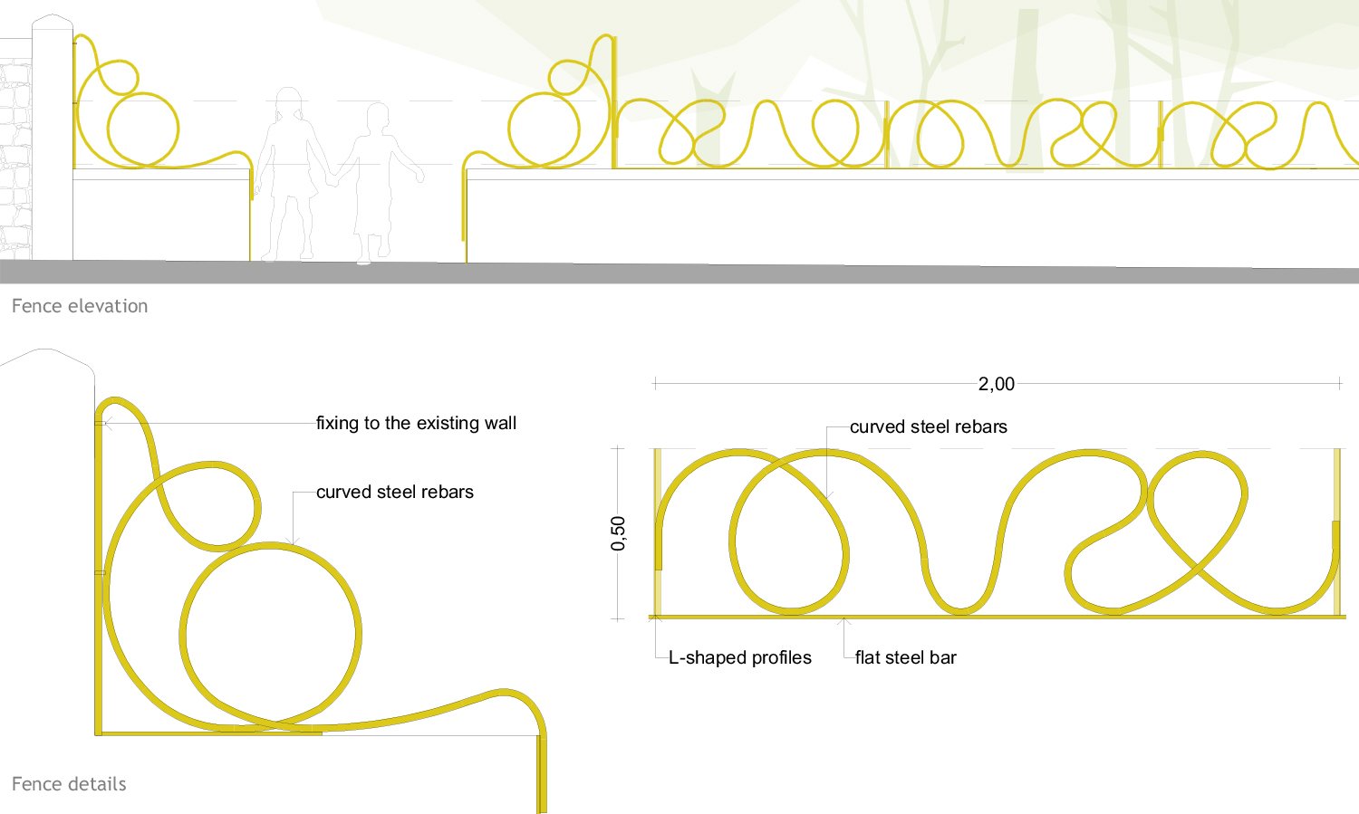 Fence details | Arbau Studio + Camilla Zanarotti