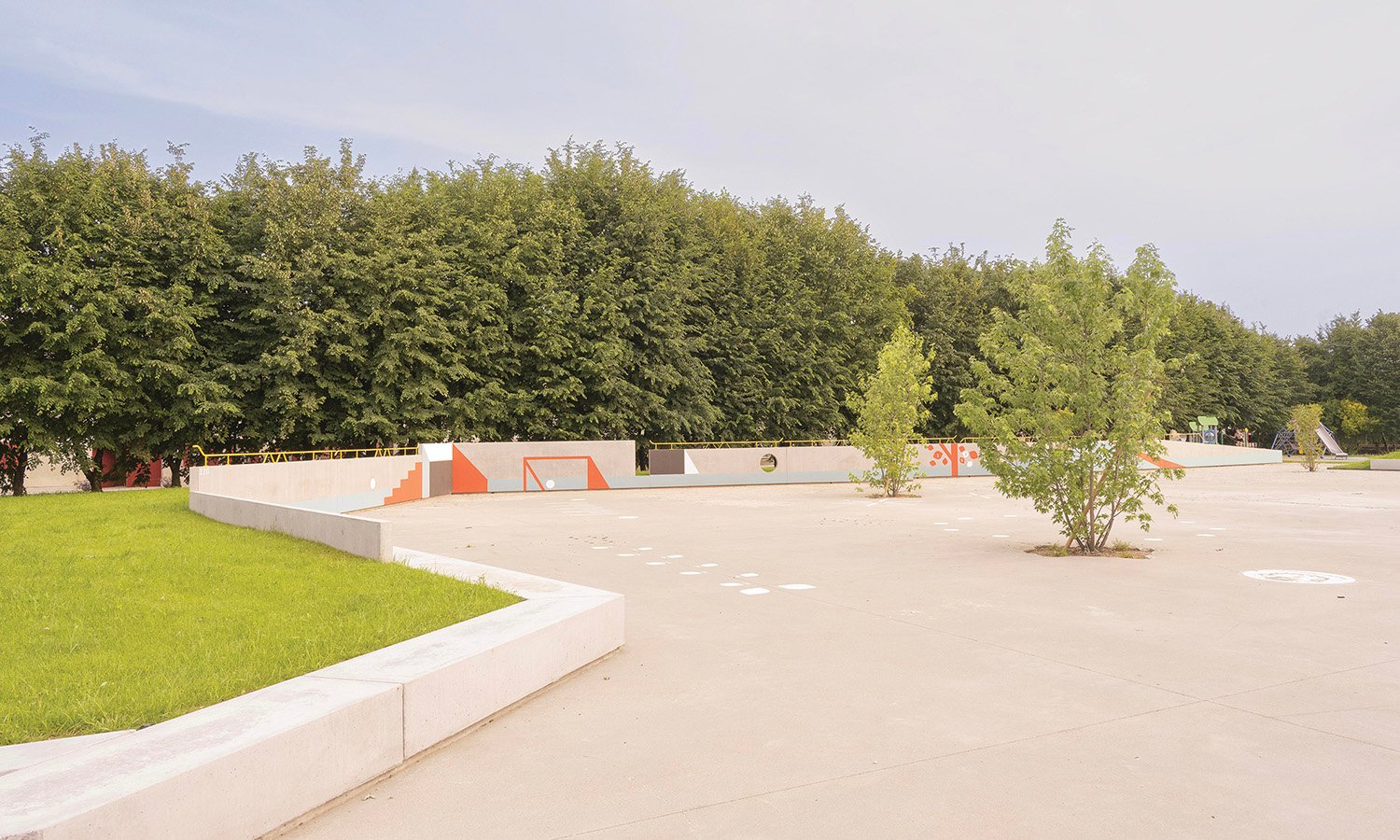 General view with the play wall | Silvia Possamai