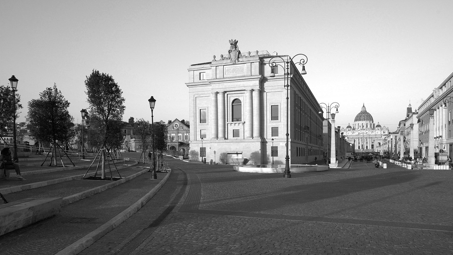Piazza Pia e Gradonata Tevere | Luca Nicchiarelli