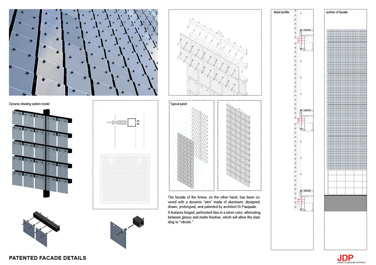 Patented facade detail | JDParchitects