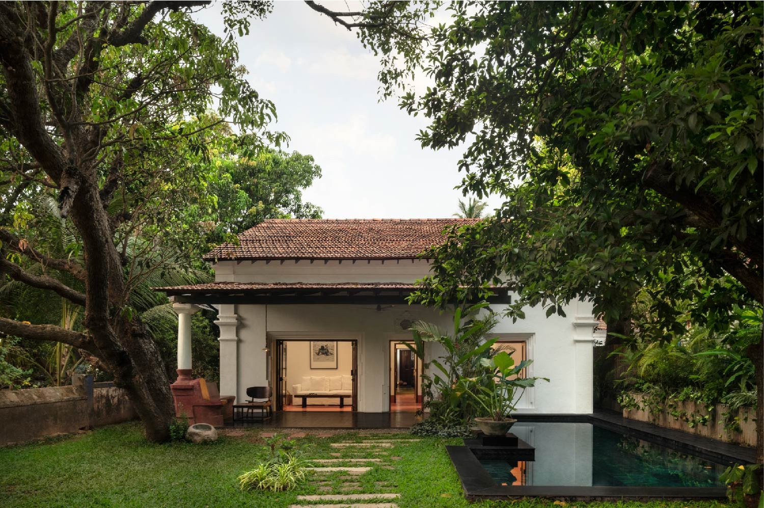 Front elevation blending with the village setting | Saurabh Suryan