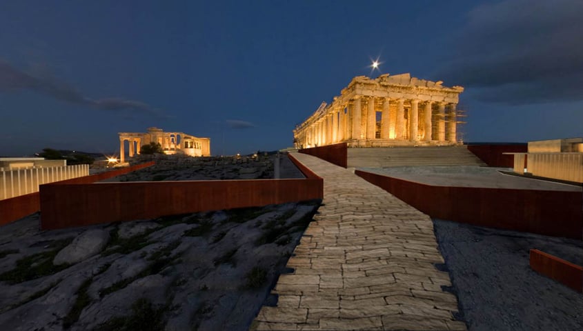L’acropoli di Atene da rovina ad architettura