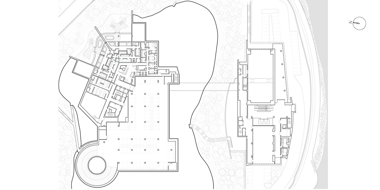 2nd Floor Plan | © Richard Meier & Partners Architects