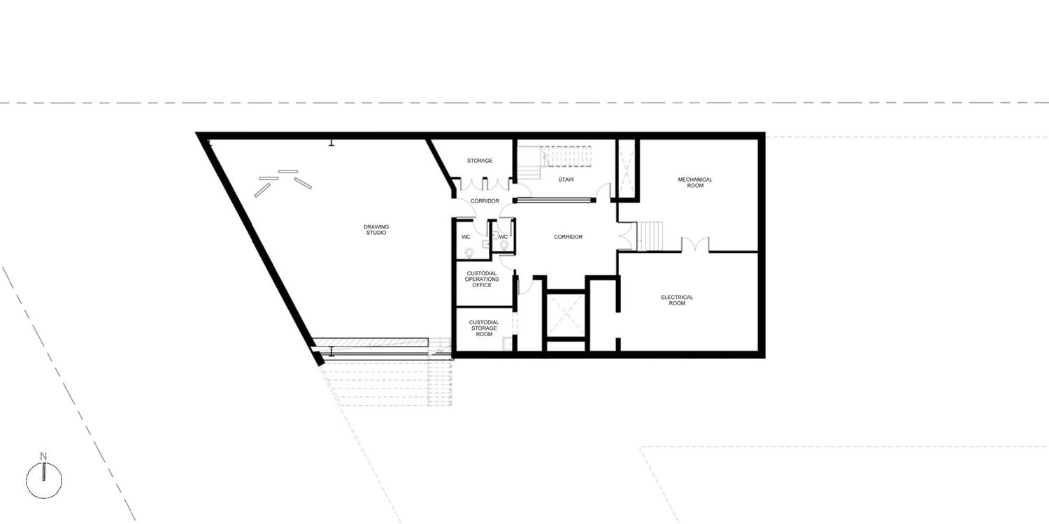 Basement plan | © LGA Architectural Partners