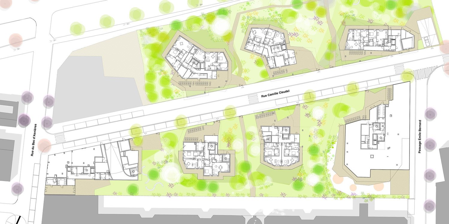 Ground Floor Plan | © Hamonic + Masson & Associés