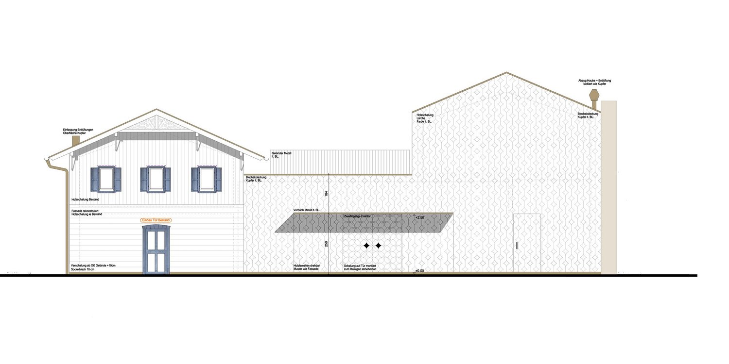 East Elevation | © Pedevilla Architects